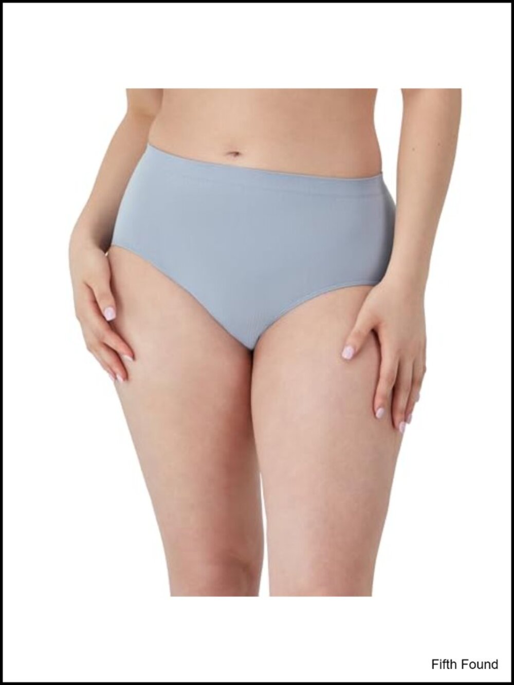 Bali Women's Seamless High Rise Brief Panties Pack, Nylon Microfiber, Tagless,